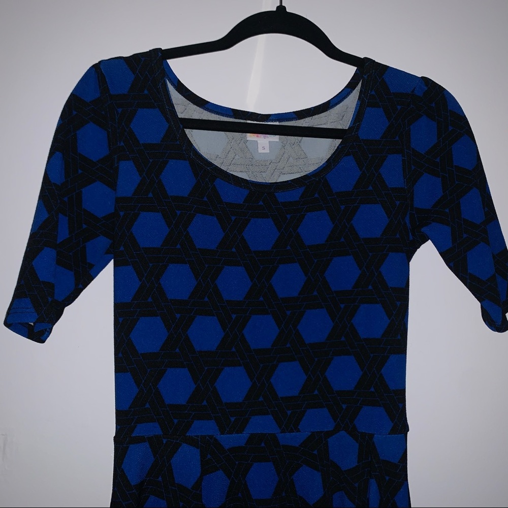 Blue LulaRoe dress small